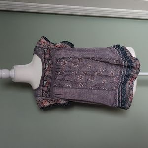 Knox Rose floral boho blouse